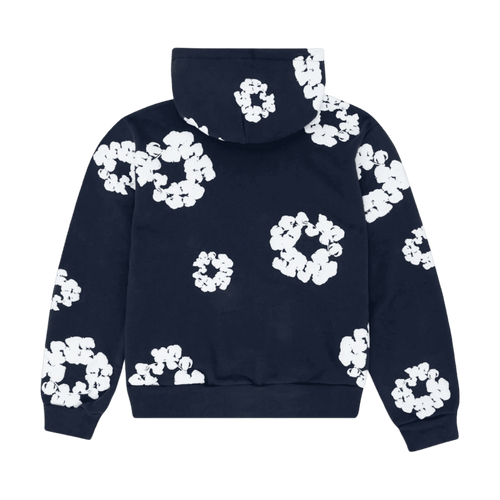 Denim Tears Cotton Wreath Hoodie Navy | Vintage Clothing Store Canada