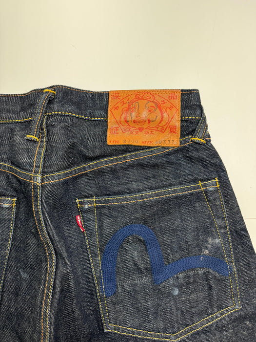 (31) Vintage Evisu Denim Jeans Dark | Vitnage Clothing Store Canada