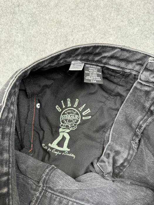 Marithé François Girbaud Panel Moto Cargo Denim Jeans (USED) | Vitnage Clothing Store Canada