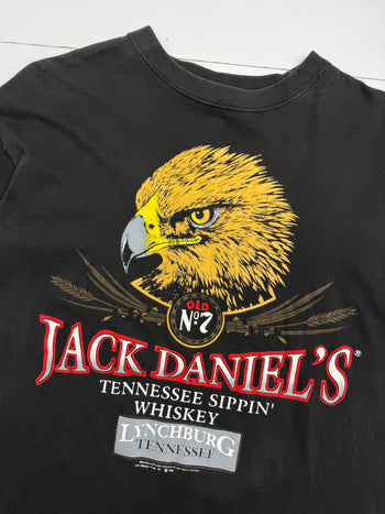 VIntage 90's Jack Daniels Tee Black