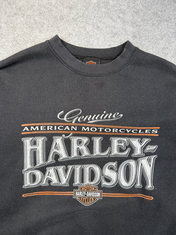 Vintage Harley Davidson Crewneck Black
