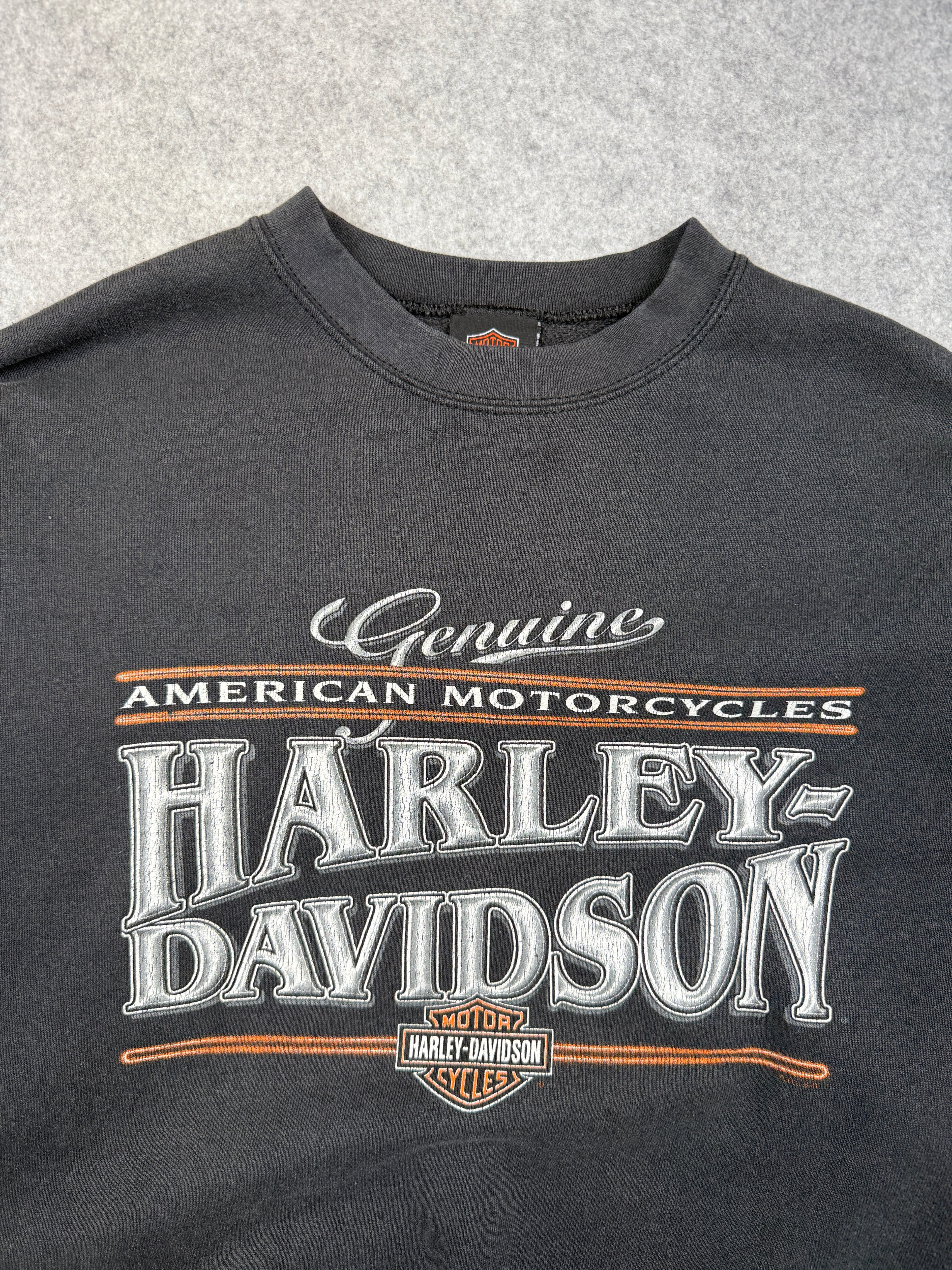 Vintage Harley Davidson Crewneck Black
