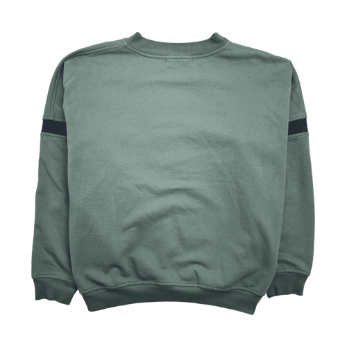 (L) Vintage Surpiqure Sweatshirt Light Green | Vintage Clothing Store Canada