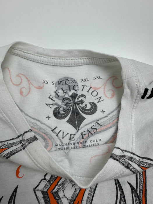 Vintage Y2k Affliction Tee White | Vitnage Clothing Store Canada