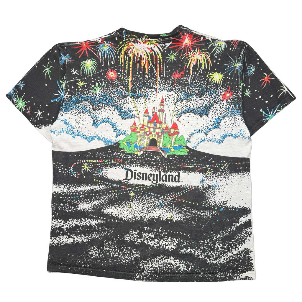 Vintage 90's Disneyland Fireworks AOP Tee