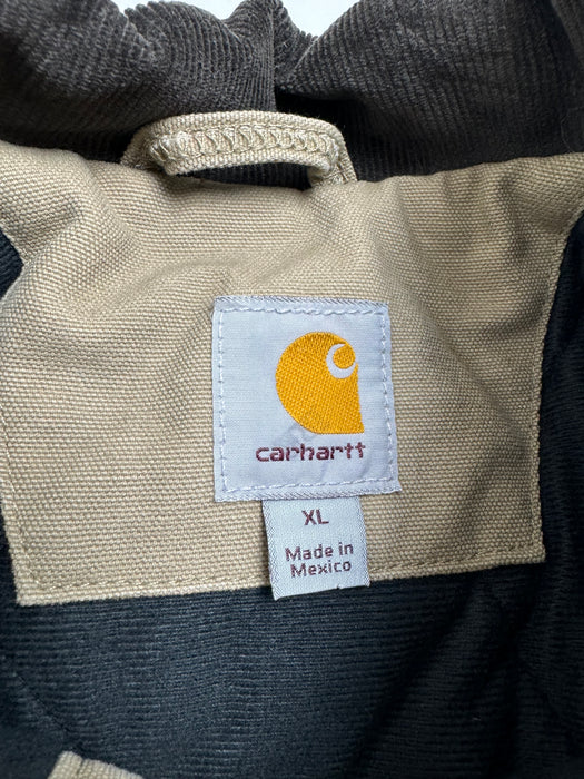 (XL) Vintage Carhartt Detroit Style Jacket Tan | Vitnage Clothing Store Canada