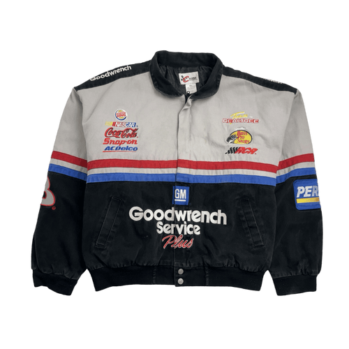 (L) Vintage Dale Goodwrench Nascar Racing Jacket Grey | Vintage Clothing Store Canada