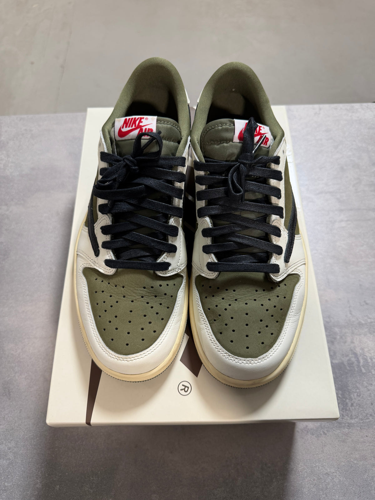 Jordan 1 low Travis Scott medium Olive