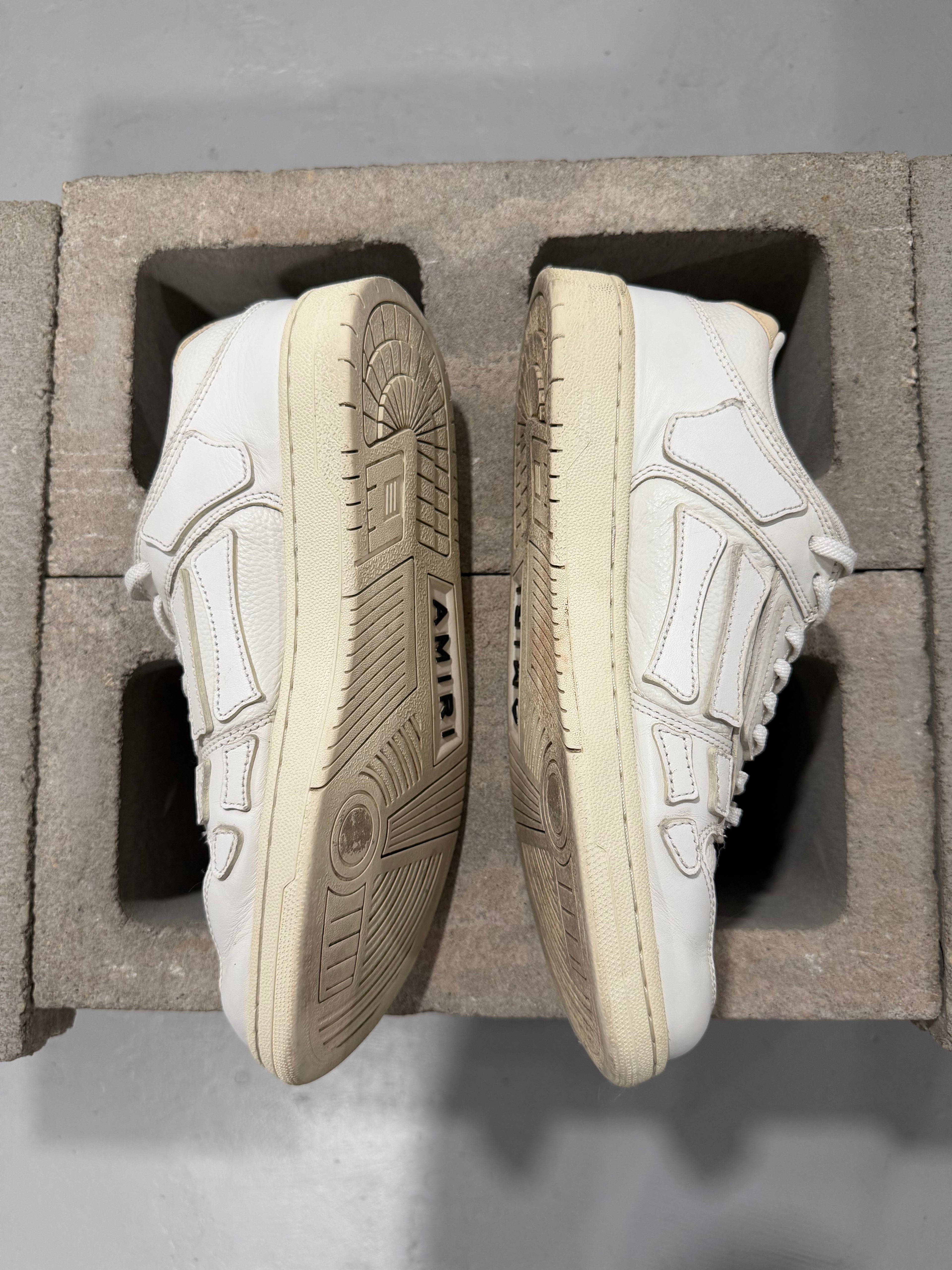 Amiri Skel Top Low Sneakers White (USED)