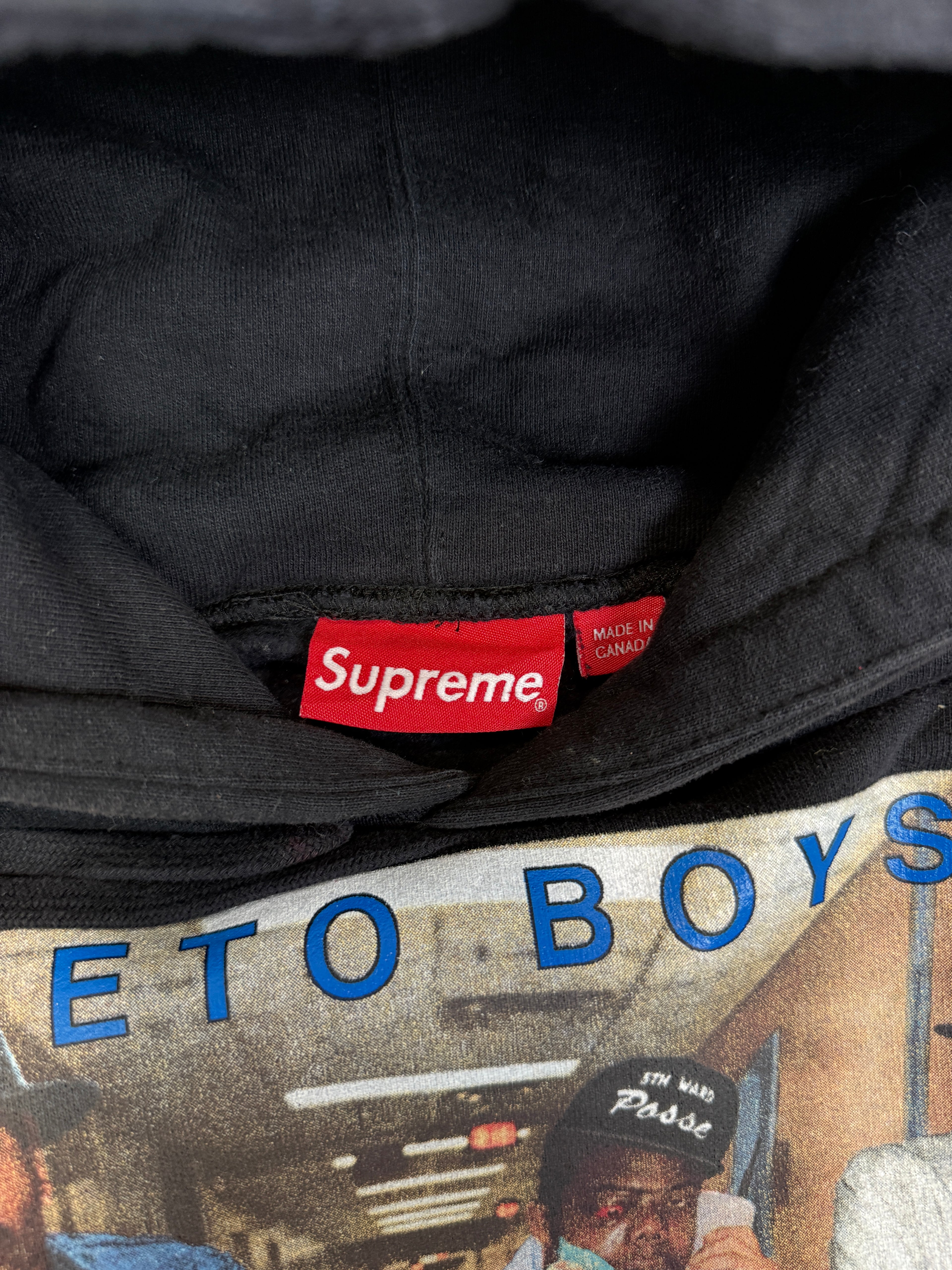 Supreme Rap A Lot Records Geto Boys Hoodie Black (USED)