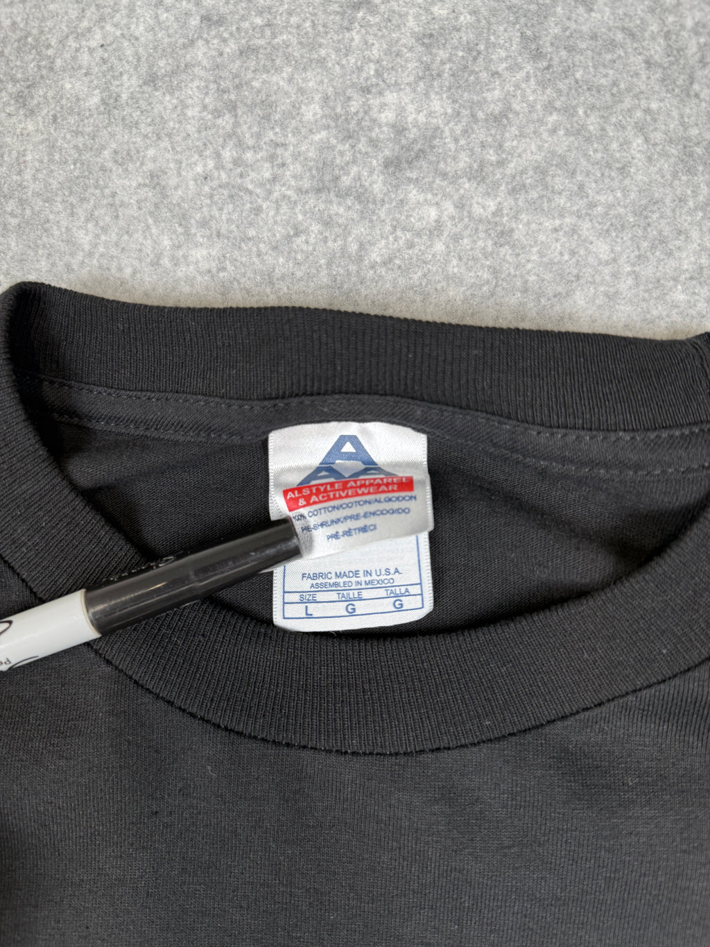 Vintage West Coast Choppers Cross Sleeve L/S Tee Black