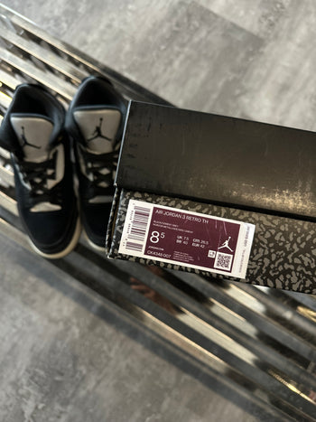 Air Jordan 3 Retro Tinker Black Cement Gold (USED)
