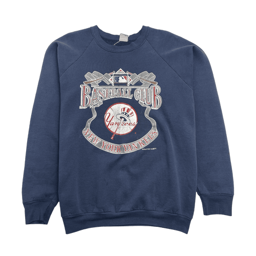 (M) Vintage '99 NY Yankees Sweatshirt Navy | Vintage Clothing Store Canada