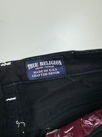 (34) Vintage True Religion Denim Pants Black