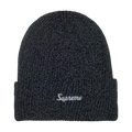 Supreme Loose Gauge Beanie Heather Black