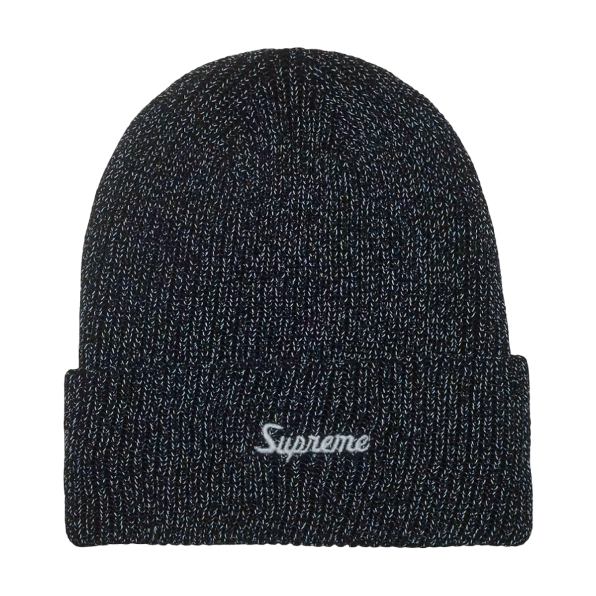 Supreme Loose Gauge Beanie Heather Black