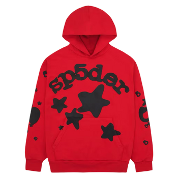 Sp5der Beluga Hoodie Red