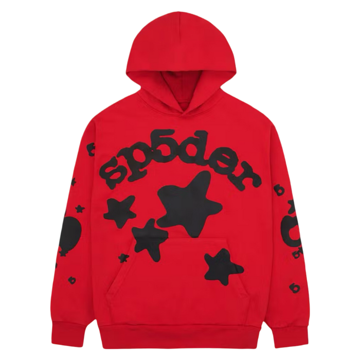 Sp5der Beluga Hoodie Red | Vitnage Clothing Store Canada