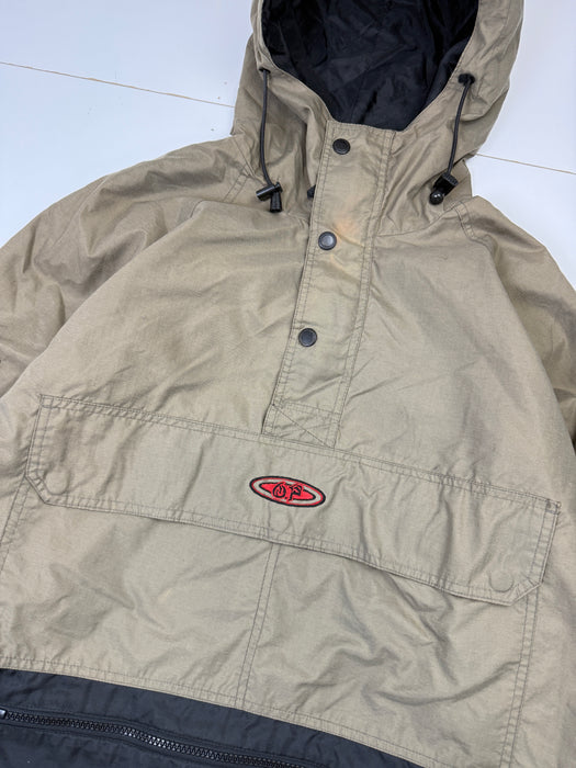 Vintage Ocean Pacific Anorak Jacket Olive Brown | Vitnage Clothing Store Canada