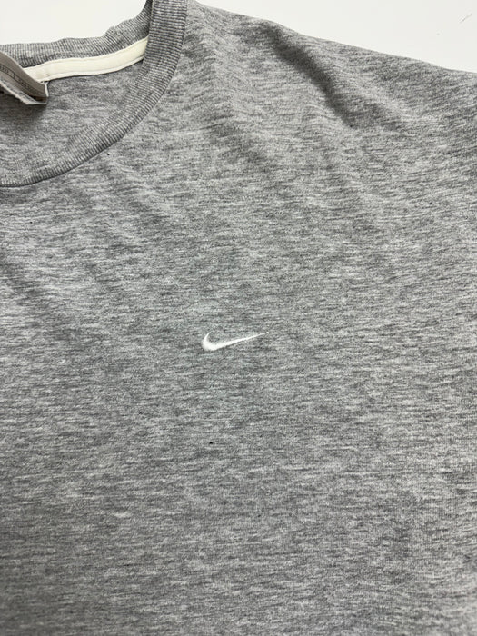 (XL) Vintage 2000s Nike Side Swoosh Tee Grey | Vitnage Clothing Store Canada