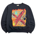 Vintage 1990s Malcolm X Sweatshirt Black