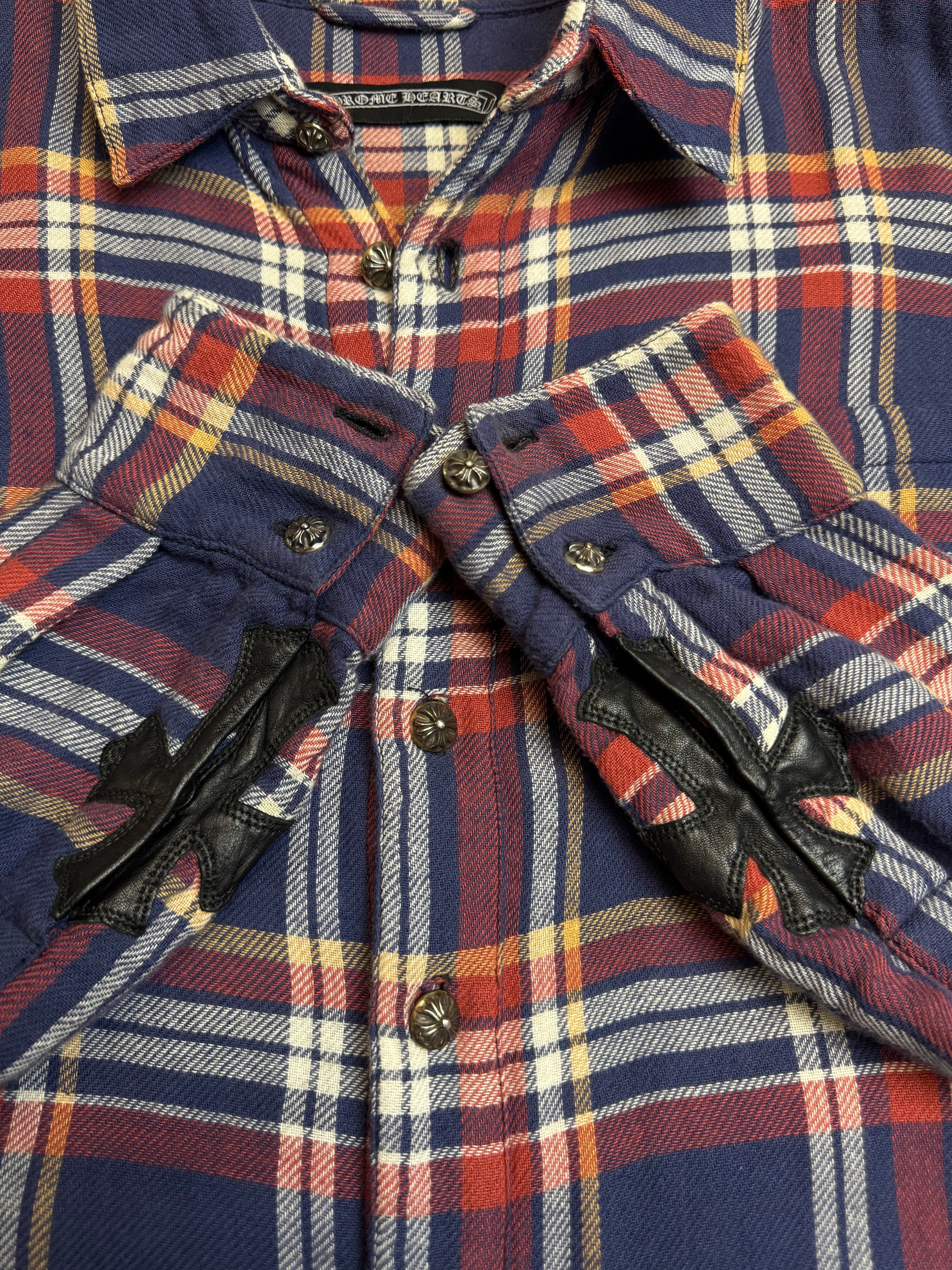 Chrome Hearts Cross Patch Flannel