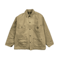 Vintage 90s Carhartt Chore Work Jacket Beige