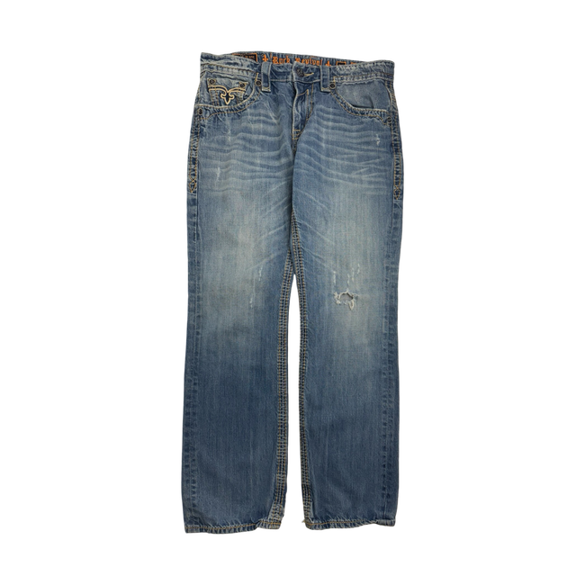 Vintage Y2k Rock Revival Denim Pants