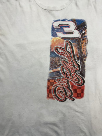 (XL) Vintage Dale Earnhardt Full Speed Nascar Tee White