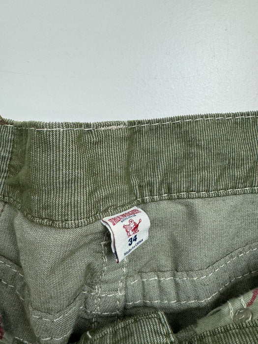 (35) Vintage True Religion Straight Cut Style Pants Green | Vitnage Clothing Store Canada