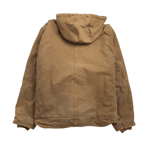 Vintage Carhartt Sherpa Lined Detroit Hooded Jacket Tan | Vintage Clothing Store Canada