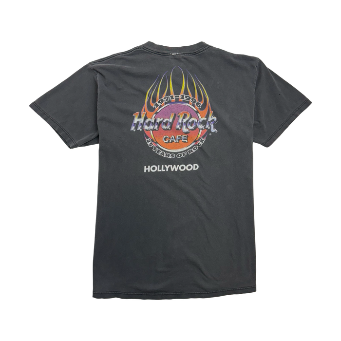 (L) Vintage Hard Rock Cafe Hollywood Tee Faded Black | Vitnage Clothing Store Canada