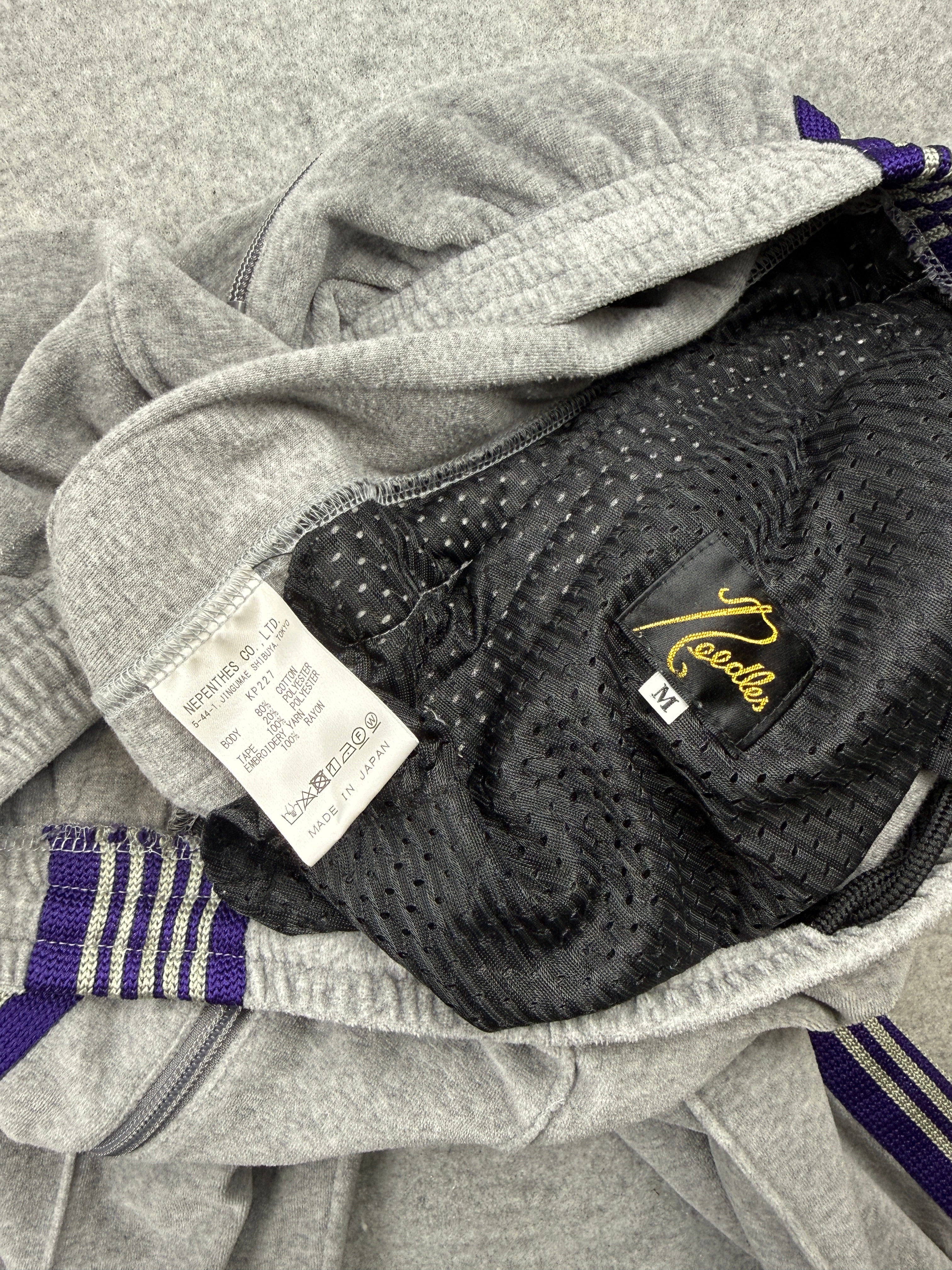 Needles Narrow Track Pants Grey