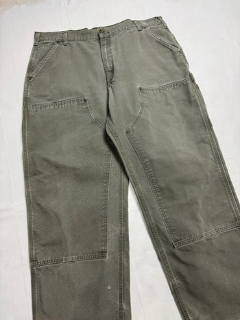 Carhartt Double Knee Carpenter Pants Olive