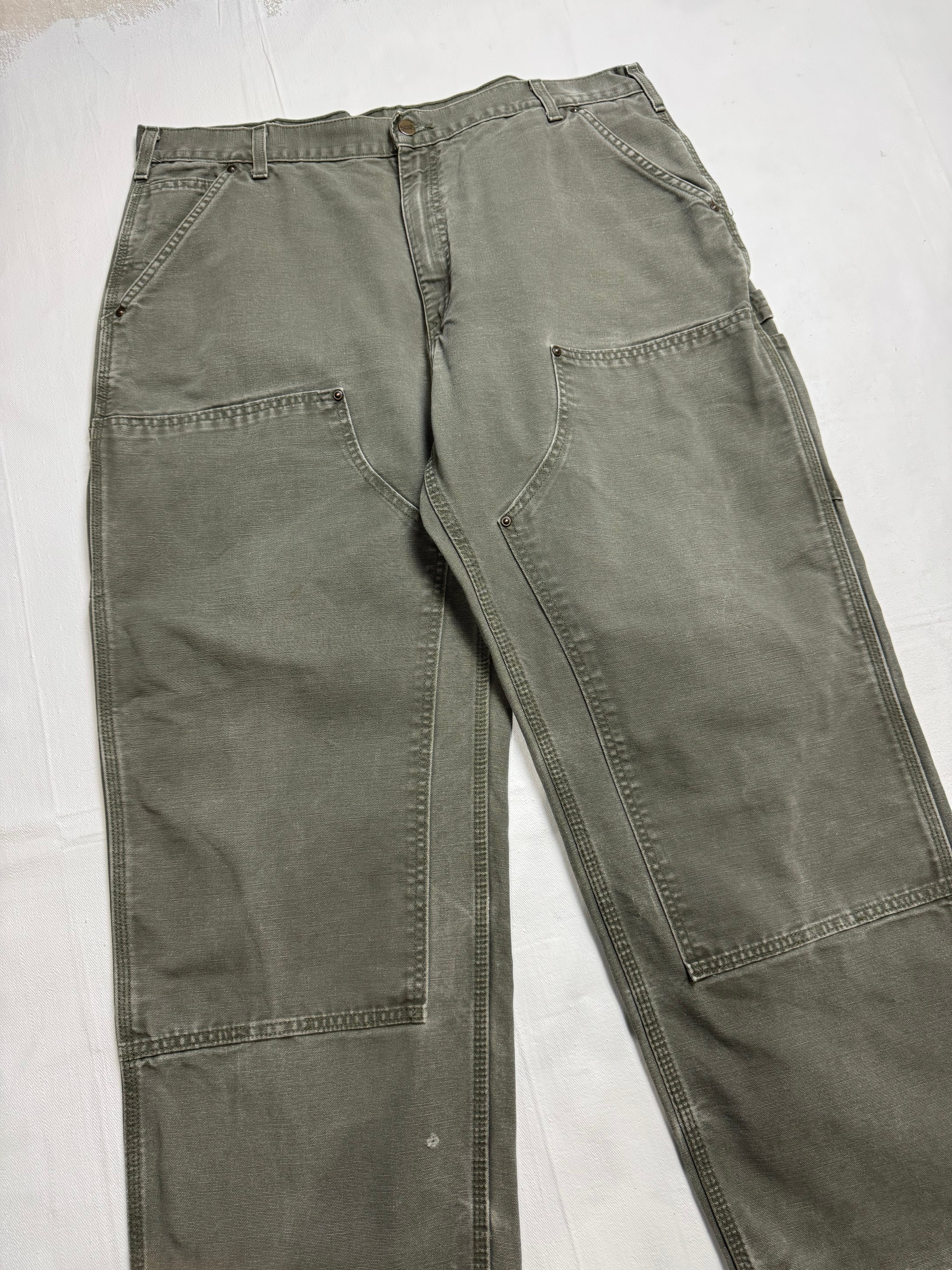 Carhartt Double Knee Carpenter Pants Olive