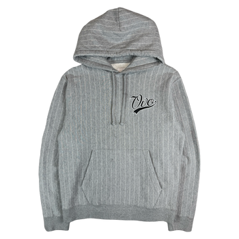 OVO Script Pinstripe Hoodie Grey (USED)