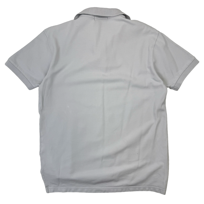 Yves Saint Laurent Embroidered Logo Polo Shirt White (USED) | Vitnage Clothing Store Canada