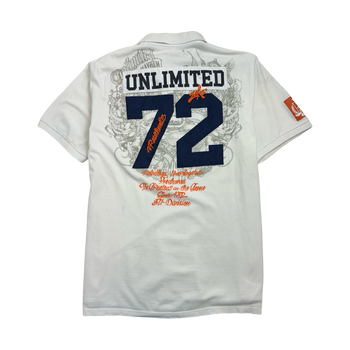 Vintage Y2k Ecko Unltd. Polo Tee White