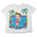 Vintage 90's Betty Boop Hawaiian Aloha Tee White