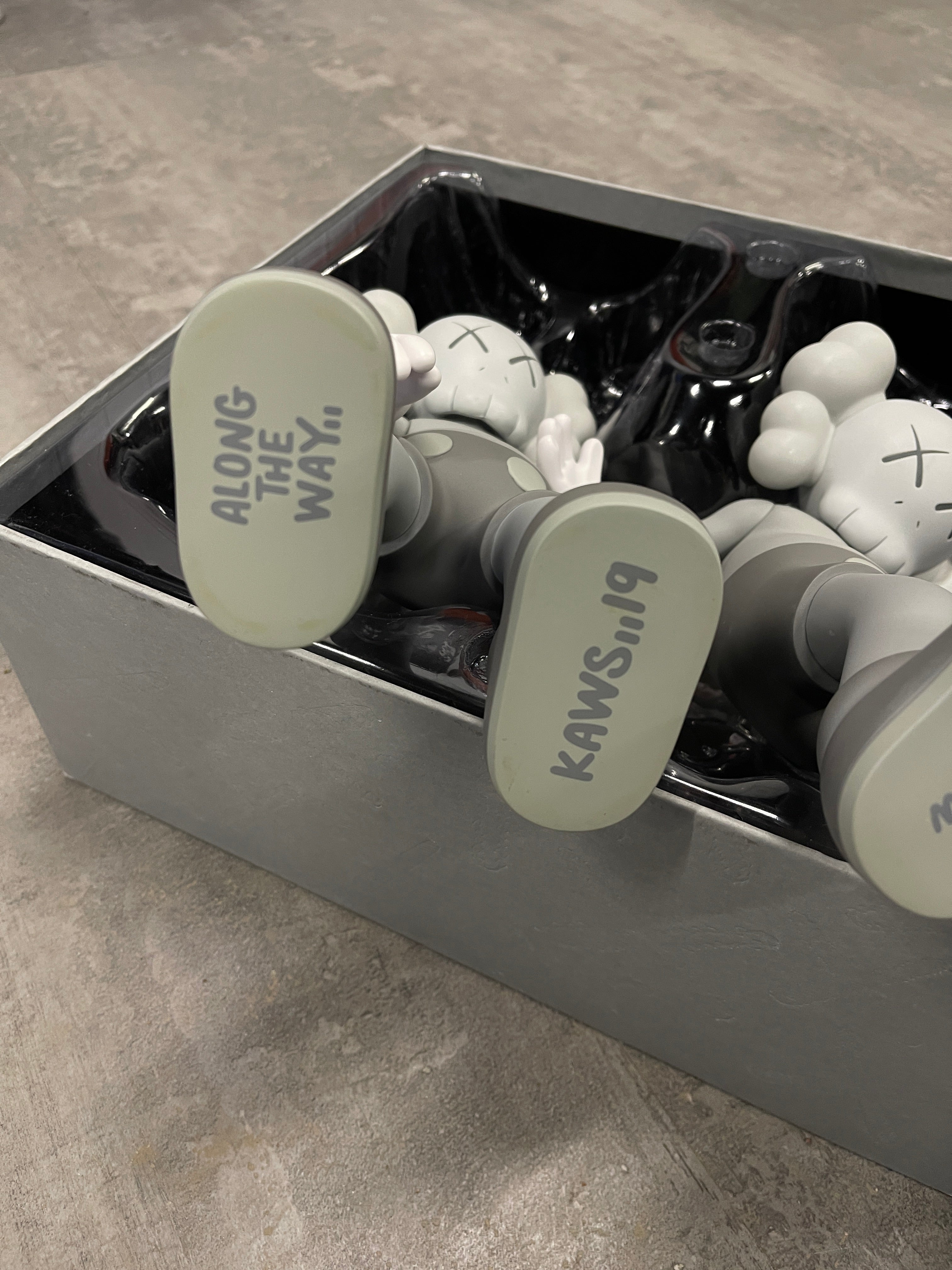 KAWS Along The Way Vinyl Figure Grey (USED)