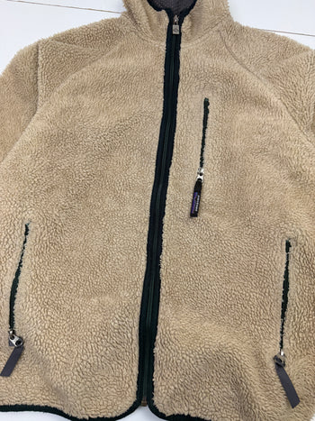 Vintage 90s Patagonia Full Zip Fleece Oatmeal