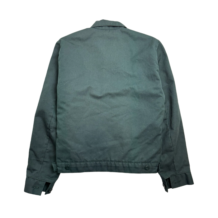 (S) Vintage Canvas Quilt-Lined Work Jacket Green | Vitnage Clothing Store Canada