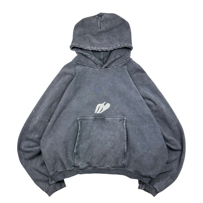 Kanye West Donda Doves Slam Hoodie Washed Black (USED)