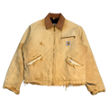 Vintage Reworked Carhartt Detroit Work Jacket Khaki