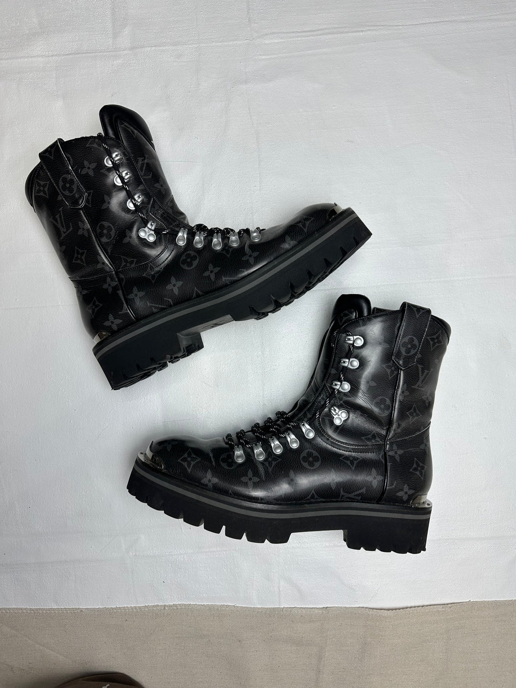 Louis Vuitton Monogram Outland Ankle Boots (USED, NO BOX)
