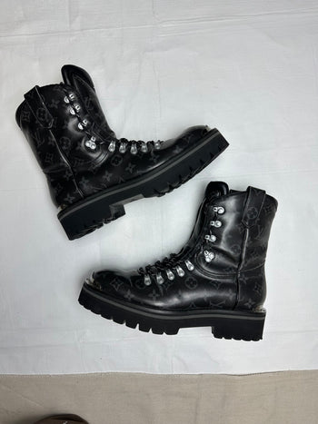 Louis Vuitton Monogram Outland Ankle Boots (USED, NO BOX)