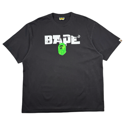 BAPE Army Relaxed Fit Tee Black (USED) | Vintage Clothing Store Canada