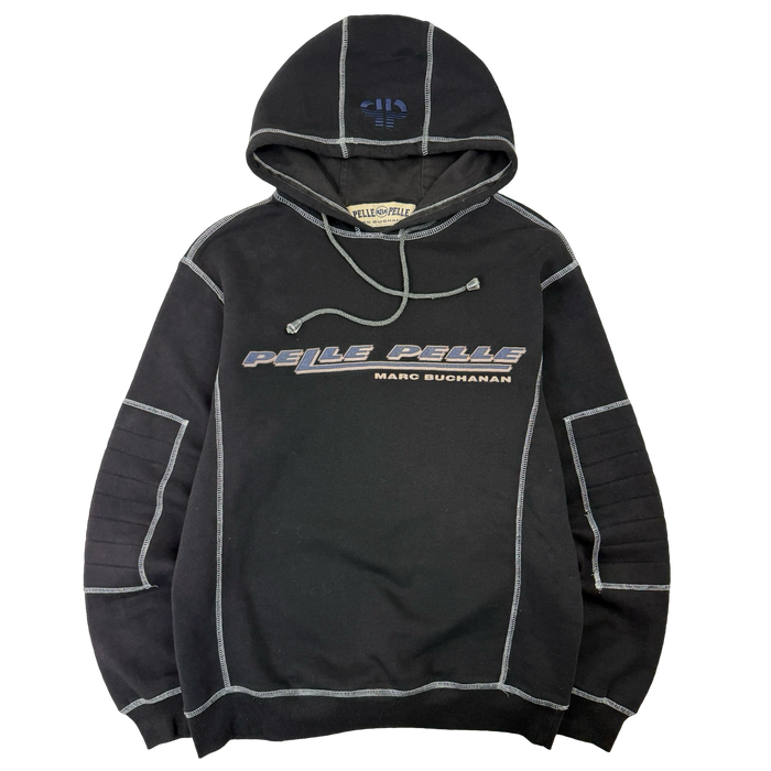 Vintage Pelle Pelle Marc Buchanan Hoodie Black | Vitnage Clothing Store Canada