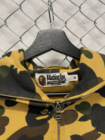 BAPE 1st Camo Shark Full Zip Hoodie Yellow (USED)