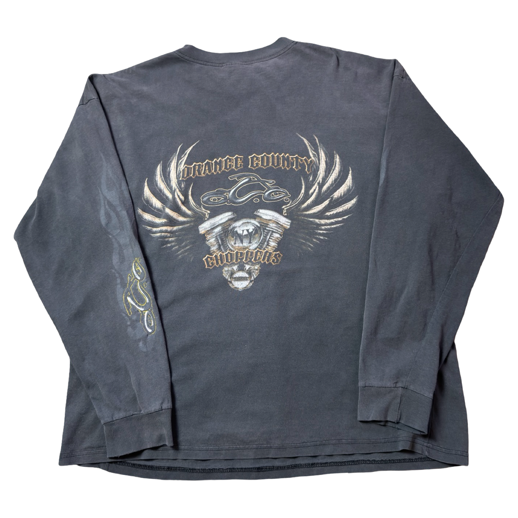 Vintage Faded Orange County Choppers L/S Tee Black